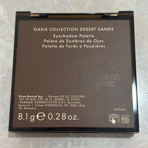 Farmasi Oasis Collection Eyeshadow Palette - Brown - Picture 3 of 9